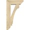 Ekena Millwork Imperial Slat Rough Sawn Bracket w/ Offset Brace, Douglas Fir, 6"W x 16"D x 28"H BKT0604X16X28IMP06RDF - alternate 2